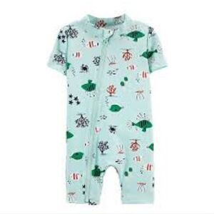  Boy Carter's Sea Creatures Rashguard ,24 month
